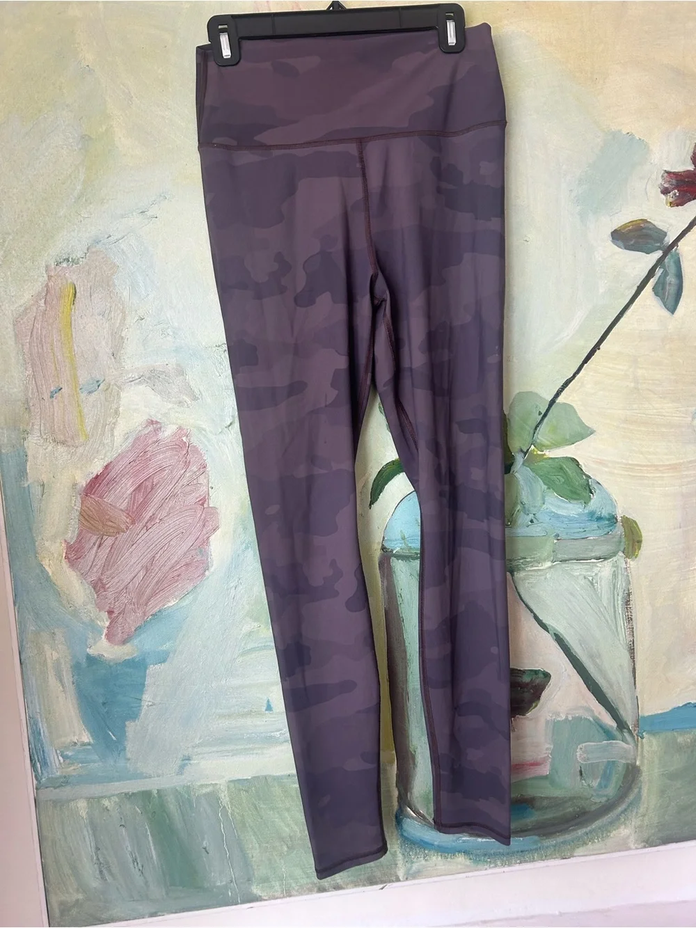 ALO Purple Camo Leggings